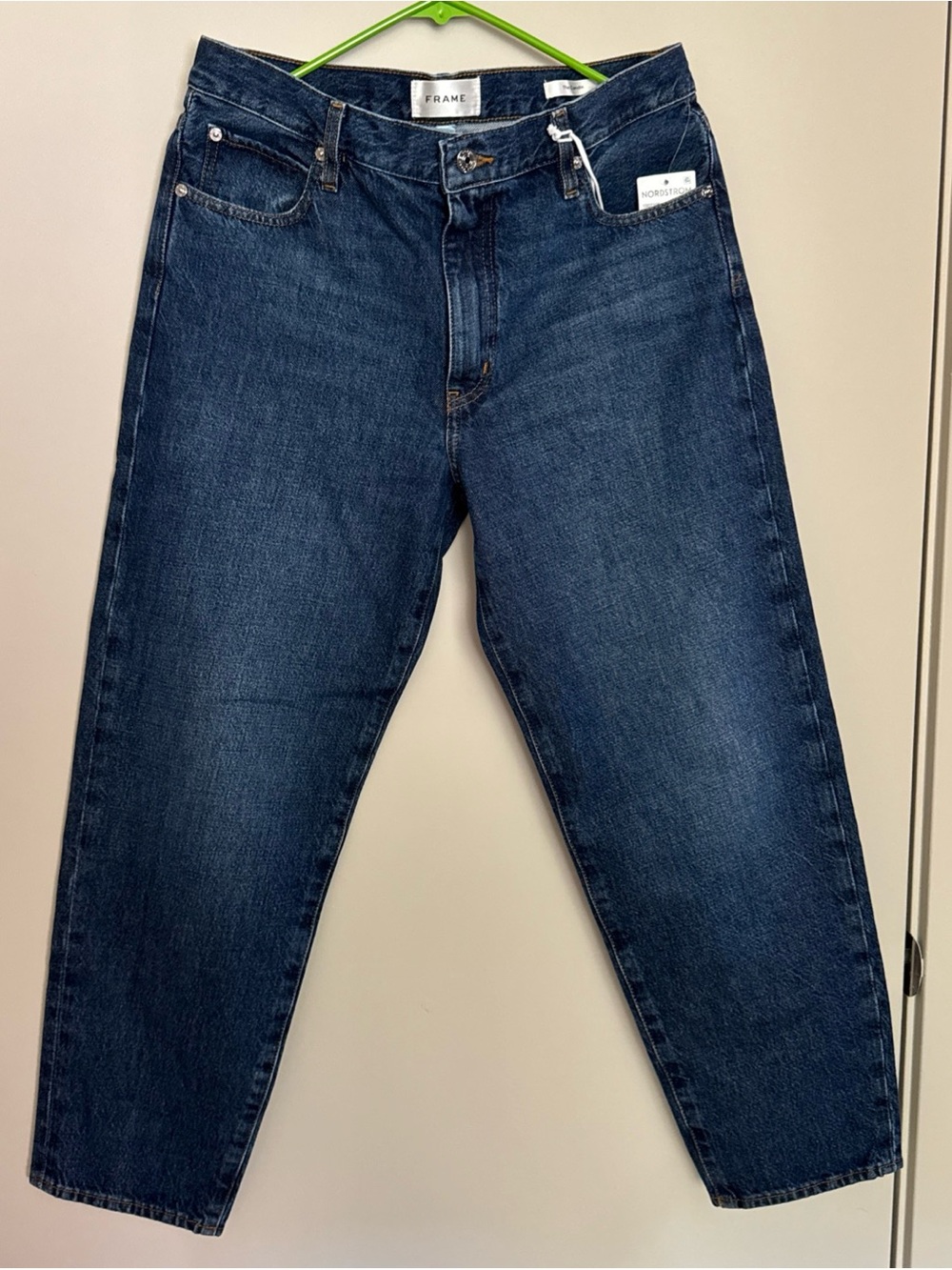 Frame Denim The Candle Mid rise Tapered Leg Jean